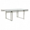 Coffee table DKD Home Decor Glass Stainless steel (120 x 60 x 45 cm) - Article for the home at wholesale prices