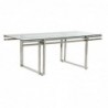 Table Basse DKD Home Decor Verre Acier inox (120 x 60 x 45 cm) - Article pour la maison à prix de gros Table Basse DKD Home Decor Verre Acier inox (120 x 60 x 45 cm) - Article pour la maison à prix de gros
