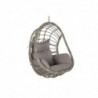 Garden chair DKD Home Decor Grey Polyester wicker Aluminium (90 x 70 x 110 cm) (92 x 70 x 113 cm) - Article for the home at wholesale prices