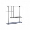Shelf DKD Home Decor Black Metal Navy Blue (50 x 16 x 60 cm) - Article for the home at wholesale prices