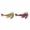 Decorative Figurine DKD Home Decor Airplane (50 x 42 x 16 cm) (2 Units) - Article for the home at wholesale prices