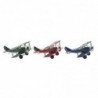 Decorative Figurine DKD Home Decor Airplane (16 x 15 x 6.5 cm) (3 Units) - Article for the home at wholesale prices