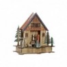 Christmas ornaments DKD Home Decor Maison Bois (27 x 13.5 x 28 cm) - Article for the home at wholesale prices