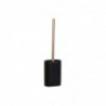 Brosse de salle de wc DKD Home Decor Noir Doré Résine (10 x 6 x 40 cm) - Article pour la maison à prix grossiste