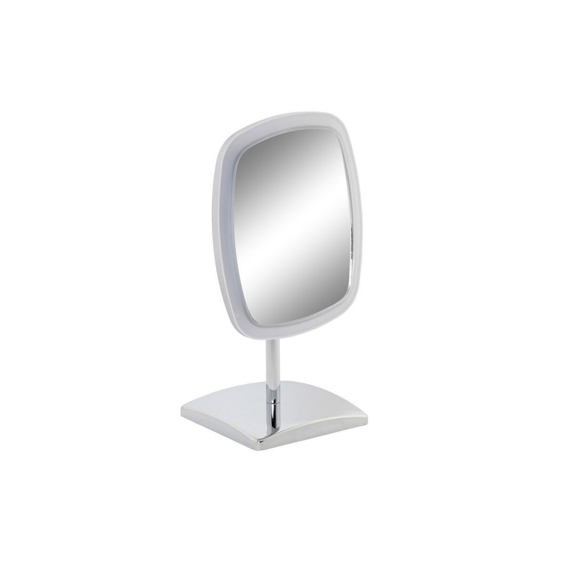 Magnifying Mirror with LED DKD Home Decor Silver Metal (17 x 13 x 30.5 cm) - Article for the home at wholesale prices