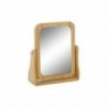DKD Home Decor Magnifying Mirror Natural Bamboo (21.7 x 5.5 x 21.5 cm) - Article for the home at wholesale prices