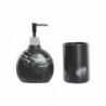 Ensemble de Bain DKD Home Decor Noir Aluminium Plastique Résine Marbre (11 x 6 x 17 cm) - Article pour la maison à prix grossiste Ensemble de Bain DKD Home Decor Noir Aluminium Plastique Résine Marbre (11 x 6 x 17 cm) - Article pour la maison à prix grossiste