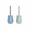 Toilet brush DKD Home Decor Mint Green polystyrene (12 x 12 x 34.5 cm) (2 Units) - Article for the home at wholesale prices