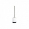 Brosse de salle de wc DKD Home Decor Noir Acier inox Aluminium Blanc Résine Marbre (10 x 10 x 41 cm) - Article pour la maison à prix de gros