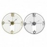 Horloge Murale DKD Home Decor Noir Doré Métal (45 x 3 x 45 cm) - Article pour la maison à prix de gros