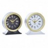 Table clock DKD Home Decor Glass Black White Iron (12 x 6 x 13 cm) (2 Units) - Article for the home at wholesale prices