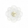 Horloge Murale DKD Home Decor Fleur Doré Métal (57 x 4 x 57 cm) - Article pour la maison à prix de gros Horloge Murale DKD Home Decor Fleur Doré Métal (57 x 4 x 57 cm) - Article pour la maison à prix de gros