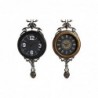 Wall Clock DKD Home Decor Glass Black Gold Iron (27 x 7.5 x 57.5 cm) - Article for the home at wholesale prices