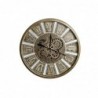 Wall Clock DKD Home Decor Gilded Gear Iron (72 x 8.5 x 72 cm) - Article for the home at wholesale prices