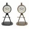 Horloge de table DKD Home Decor Noir Doré Fer PVC Loft (17 x 8 x 31 cm) (2 Unités) - Article pour la maison à prix grossiste Horloge de table DKD Home Decor Noir Doré Fer PVC Loft (17 x 8 x 31 cm) (2 Unités) - Article pour la maison à prix grossiste