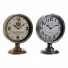 Table clock DKD Home Decor Glass Silver Gilt Metal (20.5 x 13.5 x 28 cm) (2 Units) - Article for the home at wholesale prices