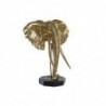 Figurine Décorative DKD Home Decor Eléphant Noir Doré Métal Résine (60 x 36 x 73 cm) - Article pour la maison à prix grossiste