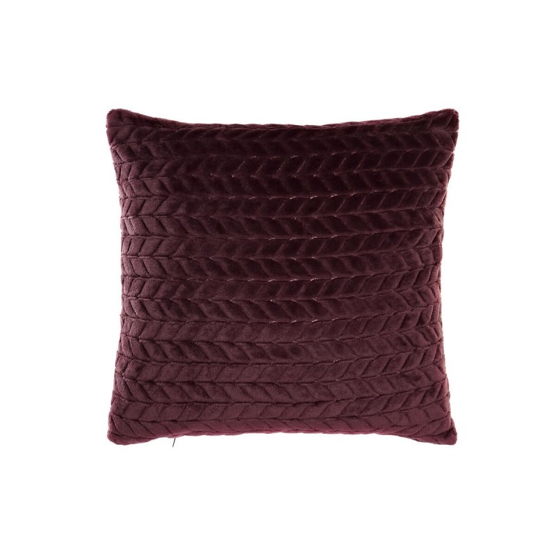 Cushion DKD Home Decor Polyester Aluminium Mauve (45 x 10 x 45 cm) - Article for the home at wholesale prices