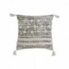 Cushion DKD Home Decor Beige Blue Polyester Cotton Aluminium (45 x 5 x 45 cm) - Article for the home at wholesale prices