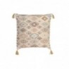 Coussin DKD Home Decor Beige Polyester Coton Aluminium Losanges (60 x 20 x 60 cm) - Article pour la maison à prix de gros Coussin DKD Home Decor Beige Polyester Coton Aluminium Losanges (60 x 20 x 60 cm) - Article pour la maison à prix de gros