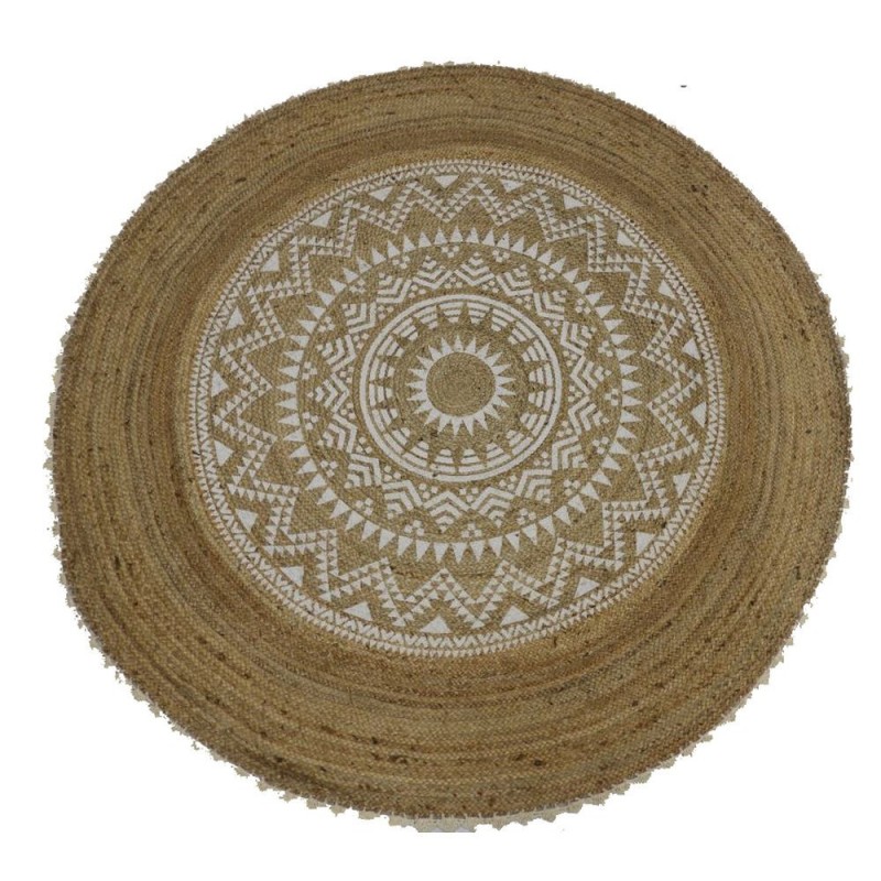 Tapis DKD Home Decor Marron Mandala (200 x 200 x 0,75 cm) - tapis à prix grossiste
