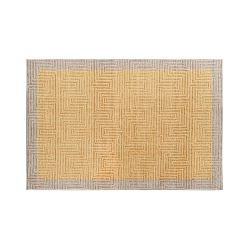 Tapis DKD Home Decor Jaune Marron Clair (120 x 180 x 0,7 cm) à prix de gros - Article pour la maison à prix grossiste