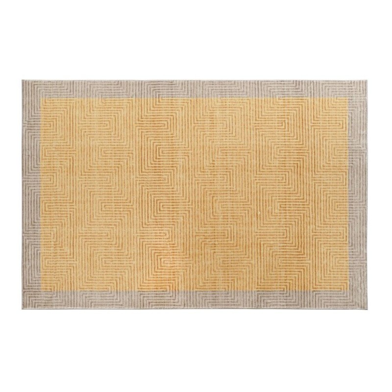 Tapis DKD Home Decor Jaune (160 x 230 x 0,7 cm) - Article pour la maison à prix de gros