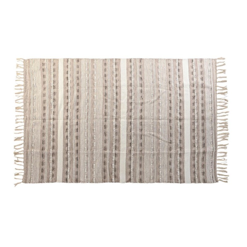 Tapis DKD Home Decor Frange Boho Polyester Coton (160 x 230 cm) - Article pour la maison à prix de gros