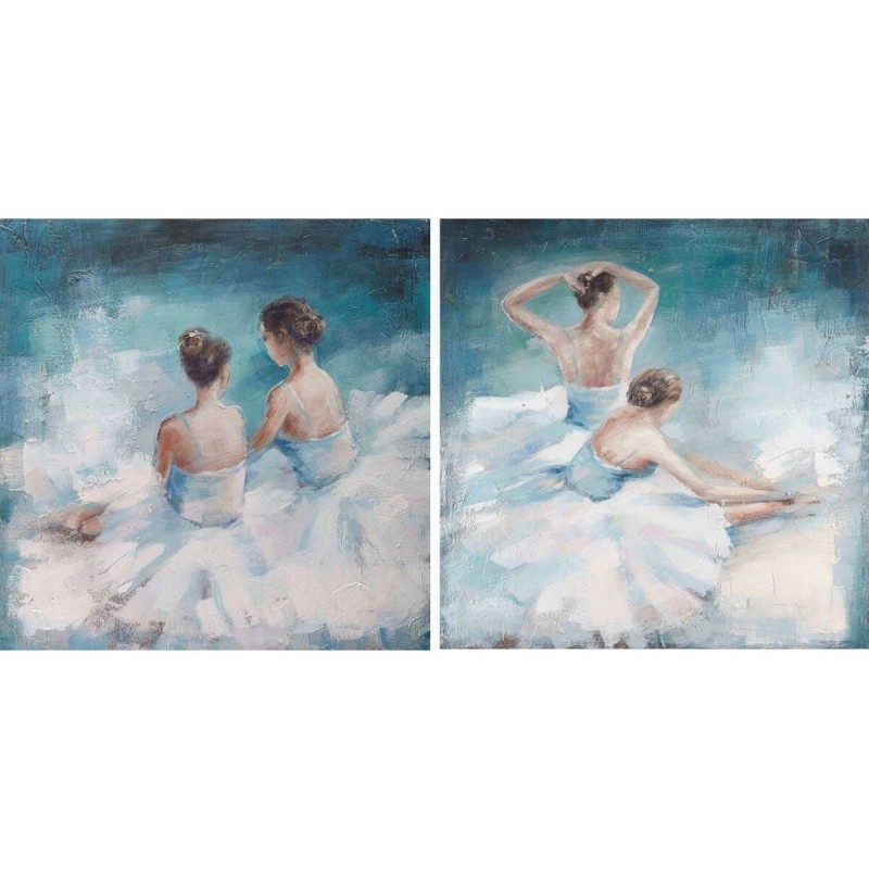 Cadre DKD Home Decor Ballerine (100 x 3,5 x 100 cm) (2 Unités) à prix grossiste - Article pour la maison à prix de gros