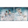 Frame DKD Home Decor Ballerine (100 x 3.5 x 100 cm) (2 Units) - Article for the home at wholesale prices