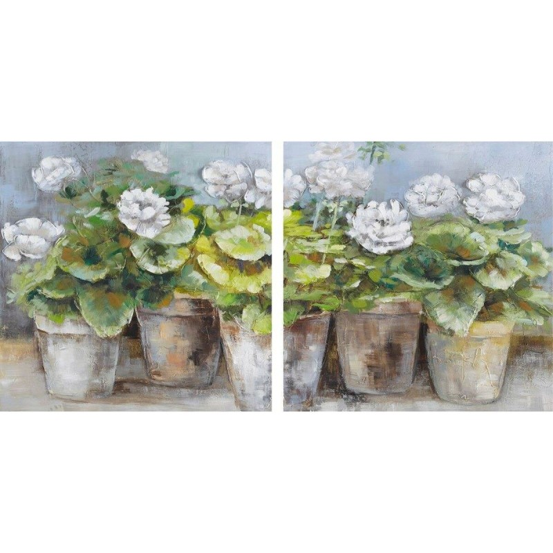 Cadre DKD Home Decor Pot (80 x 3,5 x 80 cm) (2 Unités) - Article pour la maison à prix de gros
