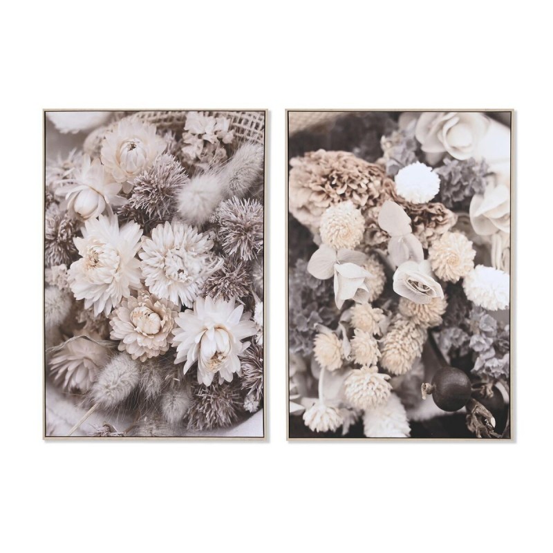 Cadre DKD Home Decor Floral (83 x 4,5 x 123 cm) (2 Unités) - Article pour la maison à prix grossiste