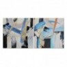 Cadre DKD Home Decor Abstrait Moderne (100 x 2,8 x 100 cm) (2 Unités) - Article pour la maison à prix de gros Cadre DKD Home Decor Abstrait Moderne (100 x 2,8 x 100 cm) (2 Unités) - Article pour la maison à prix de gros