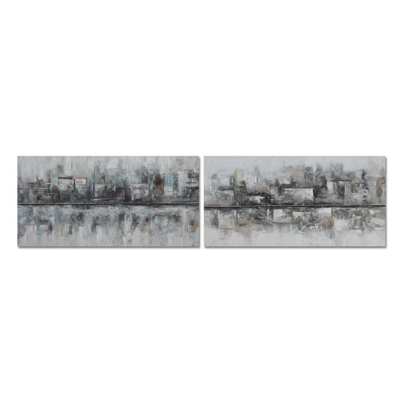 Cadre DKD Home Decor Abstrait (120 x 2,8 x 60 cm) (2 Unités) - Article pour la maison à prix grossiste