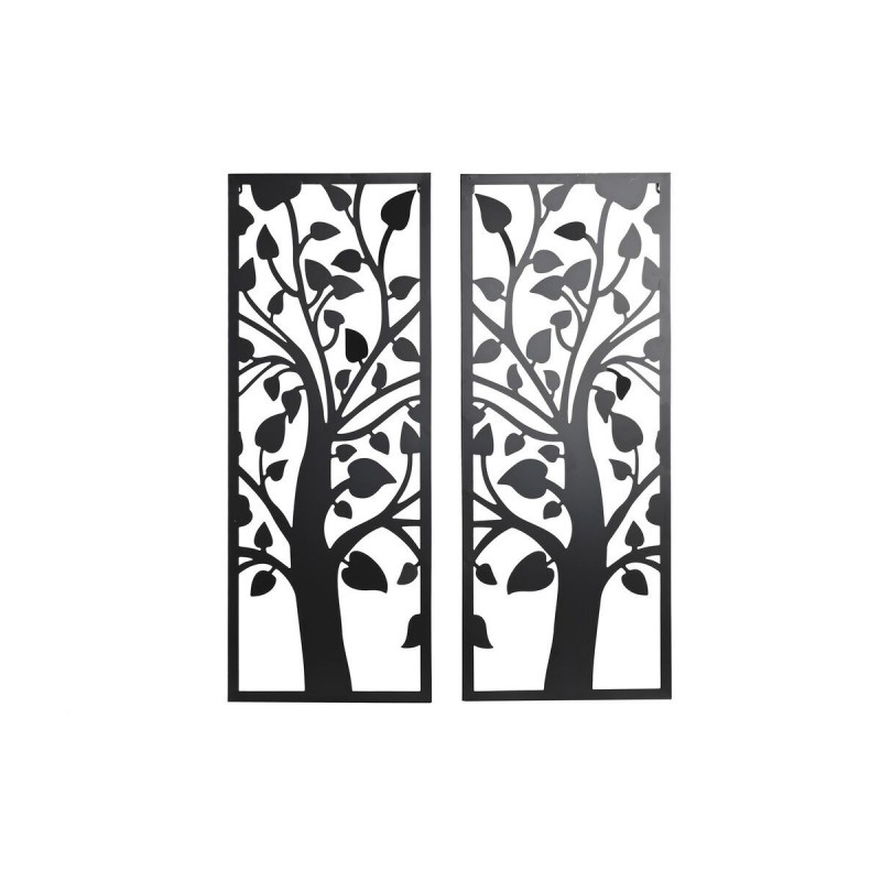 Décoration murale DKD Home Decor (2 Pièces) Arbre Métal Shabby Chic (35 x 1,3 x 91 cm) - Article pour la maison à prix de gros