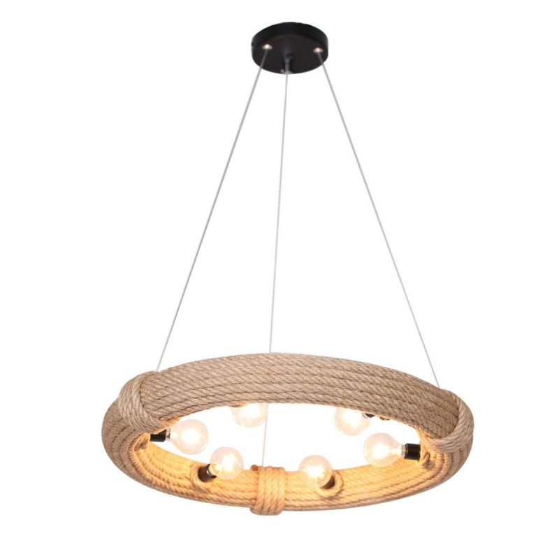 Suspension DKD Home Decor Marron Corde (51 x 51 x 10 cm) (47 X 47 X 10 CM) à prix de gros - Article pour la maison à prix grossiste