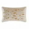 Coussin DKD Home Decor Doré Polyester Fleurs (50 x 10 x 30 cm) - Article pour la maison à prix de gros Coussin DKD Home Decor Doré Polyester Fleurs (50 x 10 x 30 cm) - Article pour la maison à prix de gros