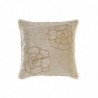 Coussin DKD Home Decor Doré Polyester Fleurs (45 x 10 x 45 cm) - Article pour la maison à prix grossiste Coussin DKD Home Decor Doré Polyester Fleurs (45 x 10 x 45 cm) - Article pour la maison à prix grossiste