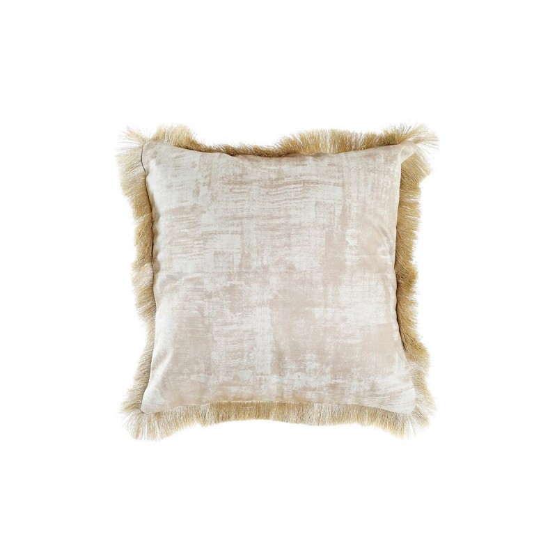 Cushion DKD Home Decor Brown Polyester Modern Fringe (45 x 10 x 45 cm) - Article for the home at wholesale prices