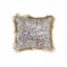 Coussin DKD Home Decor Polyester Multicouleur Moderne Frange (45 x 10 x 45 cm) - Article pour la maison à prix grossiste