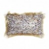 Coussin DKD Home Decor Polyester Multicouleur Moderne Frange (50 x 10 x 30 cm) - Article pour la maison à prix de gros