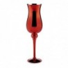 Bougeoir Verre Rouge - Article pour la maison à prix grossiste