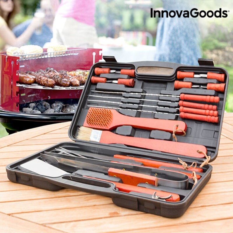 Barbecue case Barbecase InnovaGoods 18 pieces - Article for the home at wholesale prices
