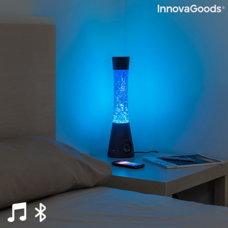 Lampe à Lave avec Haut-Parleur et Microphone Flow Lamp InnovaGoods - lampe à lave à prix de gros