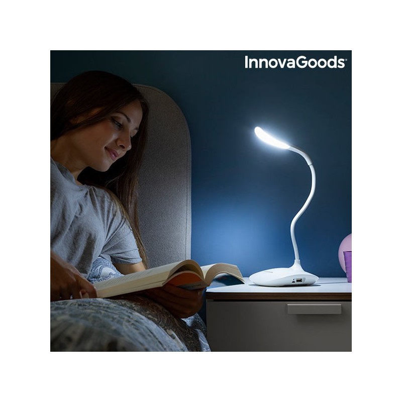 Lampe LED de Table Rechargeable Tactile Lum2Go InnovaGoods - Article pour la maison à prix de gros
