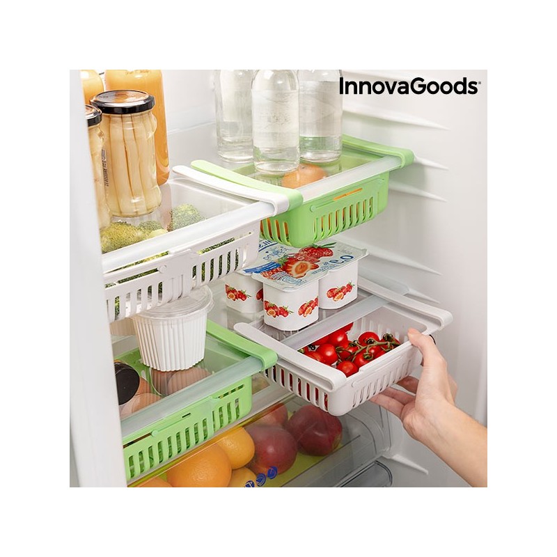 Rangement Réglable pour Réfrigérateur Friwer InnovaGoods (pack de 2) - Article pour la maison à prix de gros
