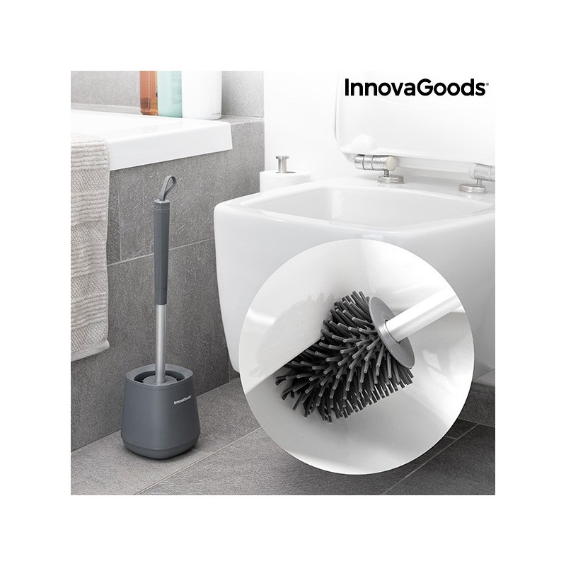 Brosse en Caoutchouc pour les Toilettes Kleanu InnovaGoods - brosse WC à prix grossiste