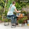 Foldable Garden Bench with 3-in-1 Tool Bag Situl InnovaGoods - Article for the home at wholesale prices