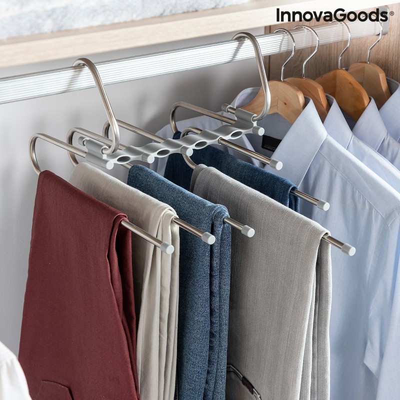Havser InnovaGoods 5-in-1 multiple hanger for pants - Article for the home at wholesale prices