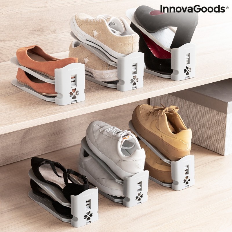 Range-chaussures Réglable Sholzzer InnovaGoods 6 Unités à prix grossiste - meuble à chaussures à prix de gros